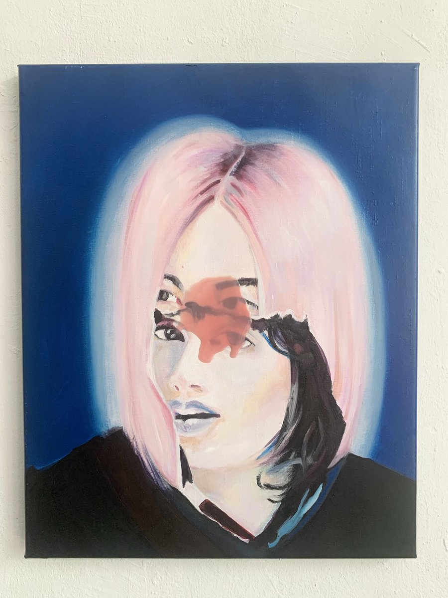 bichebleue's tweet image. #art #artist #painting #peinture #oiloncanvas #studioart