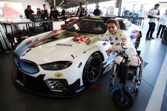 SteveJBish's tweet photo. So sad to hear the news that Alex Zanardi has passed away. Racing hero and Paralympic legend 😢 https://t.co/r1zxYjSDEm