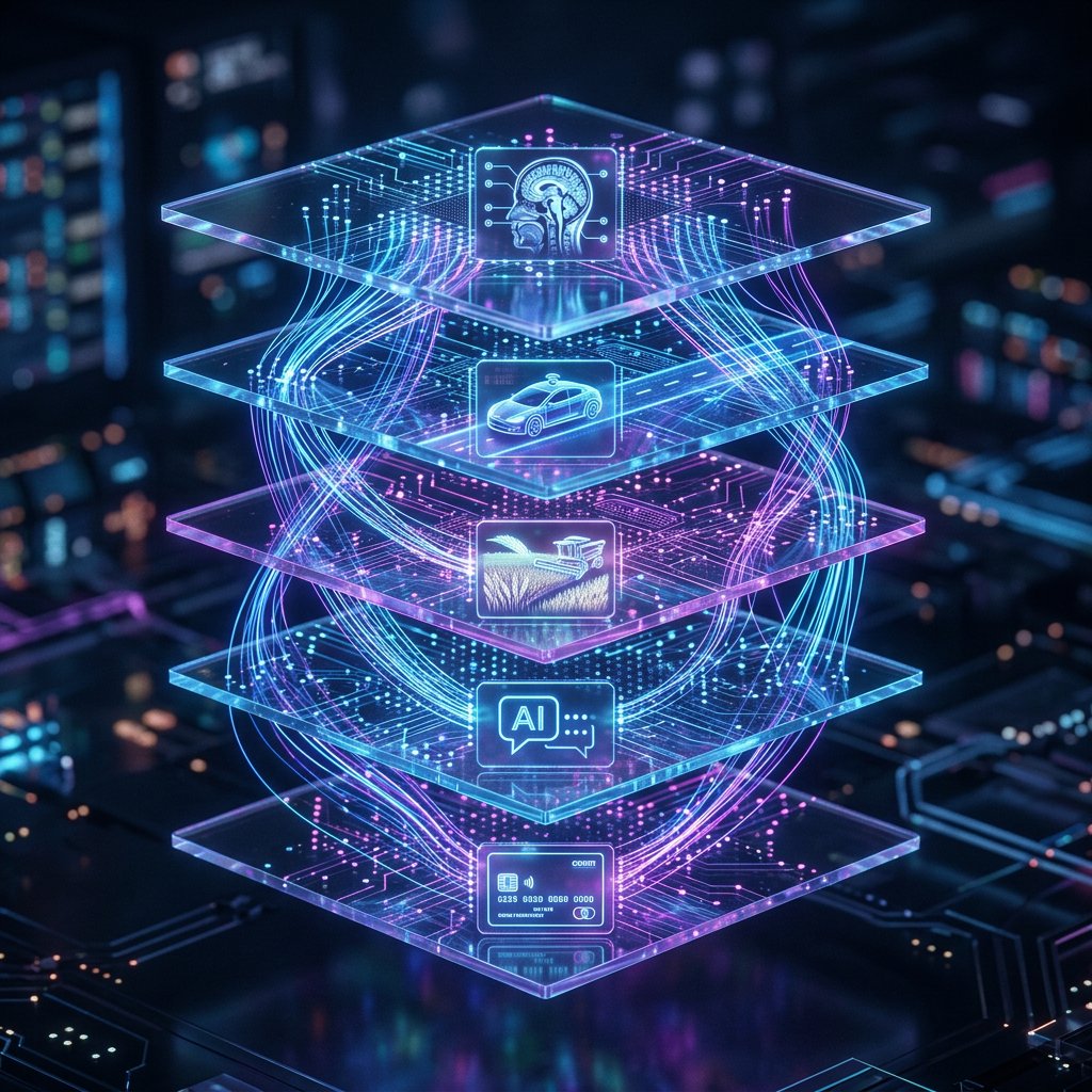AIMatric's tweet photo. Multi-layer AI is no longer sci-fi — it's reality.

From perception to reasoning to action, intelligent systems are stacking capabilities across layers, solving problems no single model could.

The age of orchestrated AI is here. 🚀

#AI #FutureOfAI https://t.co/br0KSSKLhn