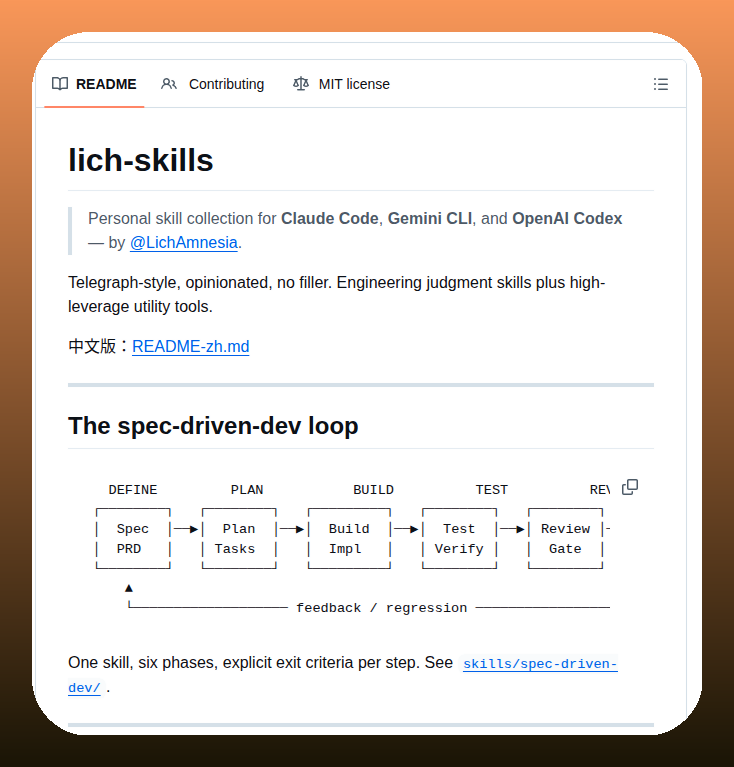tom_doerr's tweet photo. Engineering skills collection for AI coding assistants

https://t.co/XSiHFeTN9E https://t.co/z7TOiBKjid