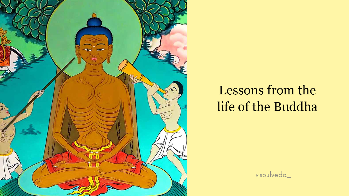 soulveda's tweet image. Dive into the timeless #wisdomoftheBuddha. His journey from prince to #enlightenment teaches us that true victory comes from within. Learn five simple yet powerful lessons from his life that can inspire you today.

#Thread #Buddha #Wisdom #Mindfulness  #InnerPeace #SelfDiscovery