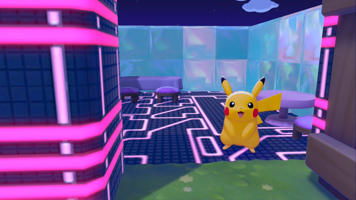 #ぽこポケ　#ぽこあポケモン

ピカチュウの部屋を作ったよ！