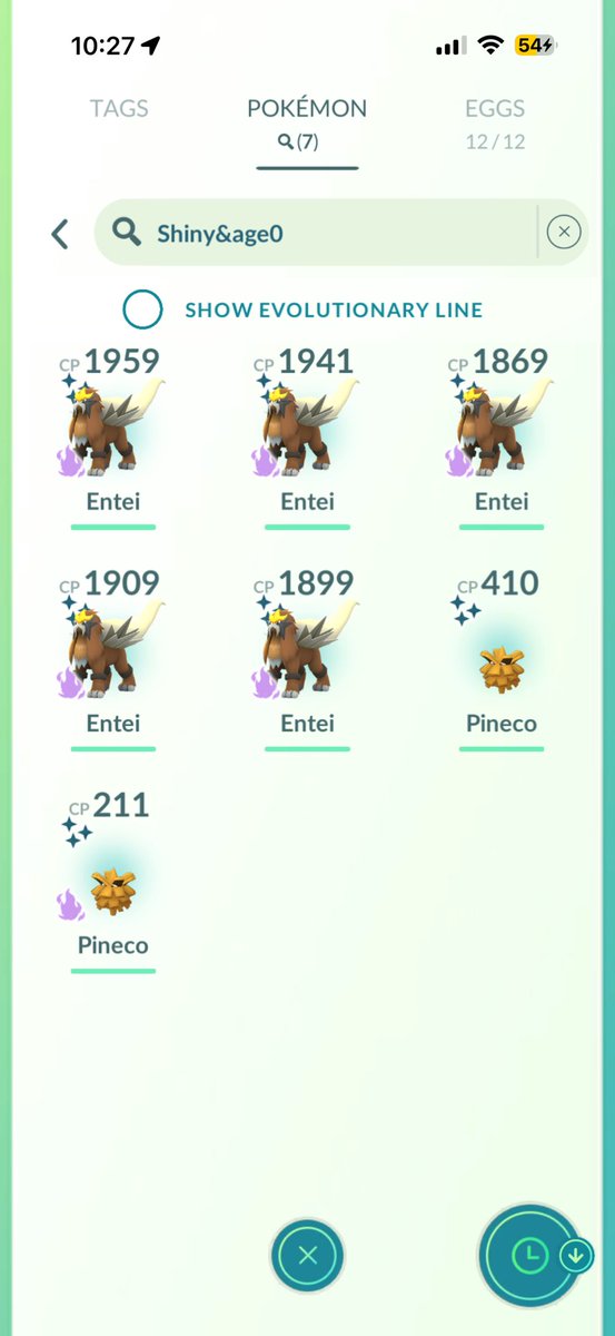 GcJords's tweet image. Shadow Entei Raid day! 🔥

Managed to hit 70 raids on our 12 raids per 1/2h gym loop, only missing 2! 

3.1mil xp (inc friendship)
5 shiny inc shadow shiny pineco! 
0 hundo (Stupid Iv spread) 

Always a Fun time full of laughs with the crew! 🫱🏻‍🫲🏼 #pokemongo #niantic #entei