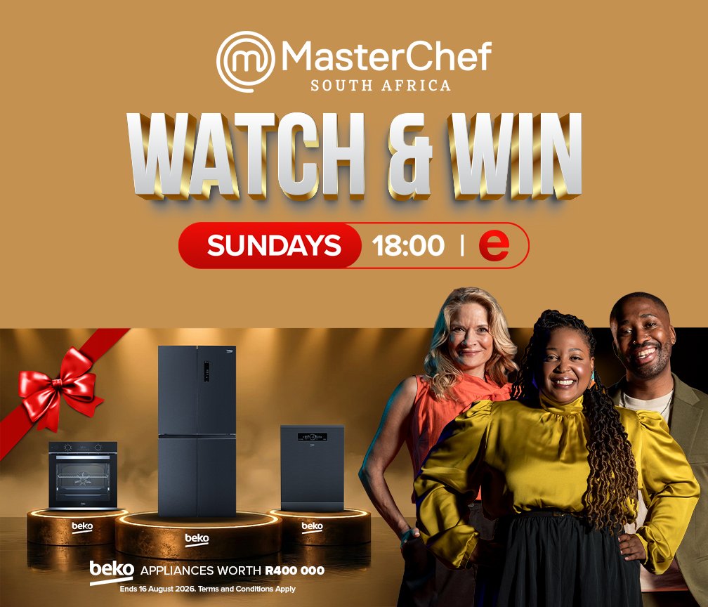 etv's tweet photo. Ohhh my mense I come bearing exceptional news! YOU could stand a chance to win incredible appliances and all you do is watch the new episode of #MasterchefSA THIS Sunday at 6Pm and you could win big! πππ https://t.co/kLQjPG7xwy