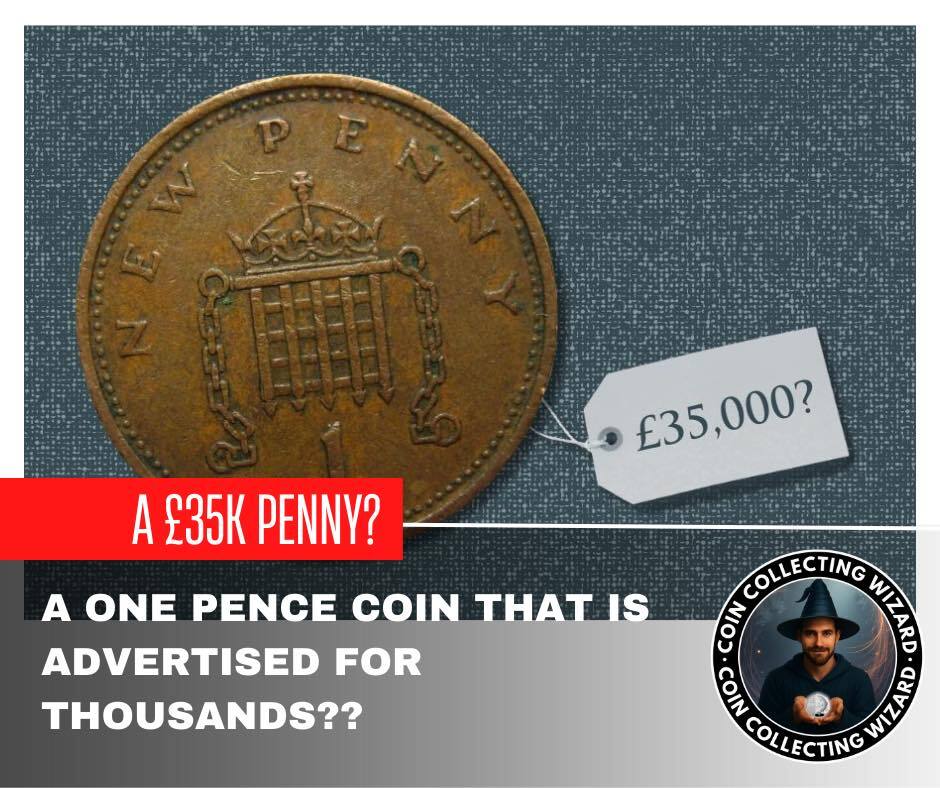 CoinCollectWiz's tweet photo. 🚨 £35,000 PENNY?! CHECK YOUR CHANGE RIGHT NOW! 💰👀

You’ve probably seen it…
A “modern UK penny worth £35,000” doing the rounds online 🤯

Sounds like life-changing money from your loose change, right?

❌ Hold up… this one’s NOT what it seems.

Here… https://t.co/4Rvra8yRc5 https://t.co/iaHtWrACtN