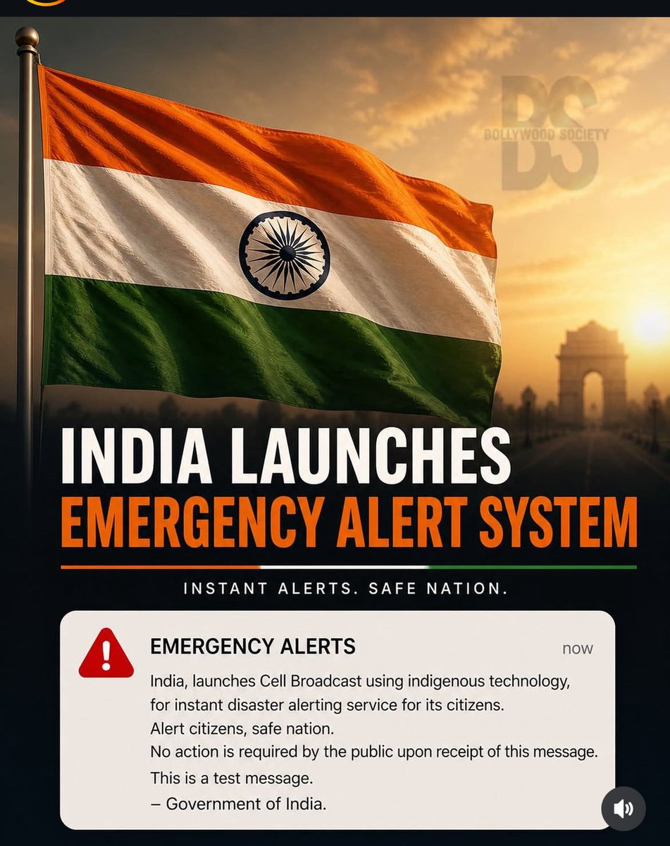 anilakki's tweet photo. India steps into the future of public safety 🇮🇳
Real-time alerts. Faster response. Safer citizens.
#EmergencyAlertSystem #CellBroadcast #DigitalIndia #PublicSafety #DisasterManagement #TechForGood #NewIndia #AlertSystem #India 🇮🇳 https://t.co/KBZ7lVNpEv