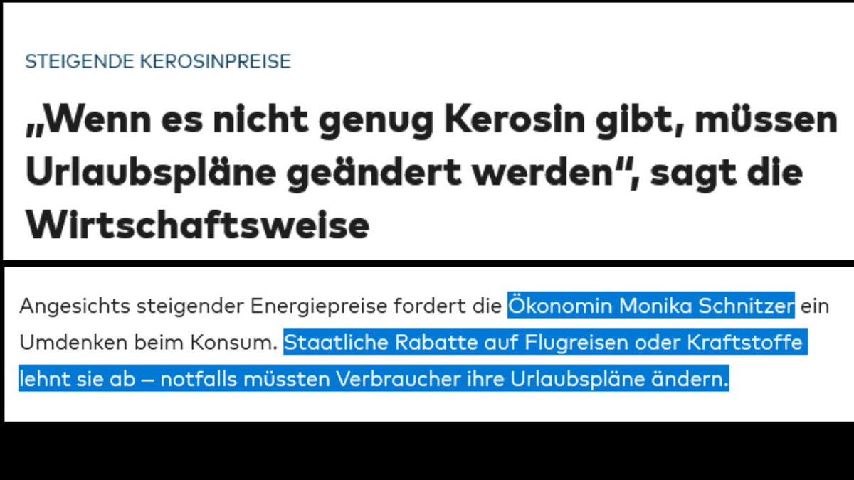 Prankmelder's tweet image. #Schnitzer: „Aber man kann, auch ohne zu fliegen, einen schönen Urlaub machen“!
Wieder schön einen abgehonkt, die Monika! Voll bezahlt seinen linkgrüne DDR-Psychosen frönen, was kanns Schöneres geben? 

#Urlaub #Kerosin #ökonomin #flugreise #spritpreis