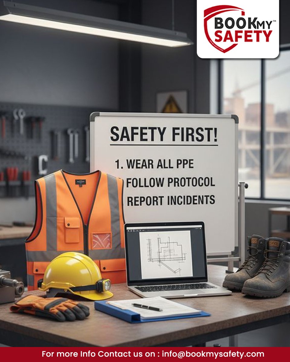 book_my_safety's tweet image. Safety isn’t optional—it’s essential. 🦺⚠️
Trust BookMySafety to keep your team safe and compliant.

📧 info@bookmysafety.com
🌐 bookmysafety.com

#SafetyFirst #WorkplaceSafety #PPE #IndustrialSafety #StaySafe