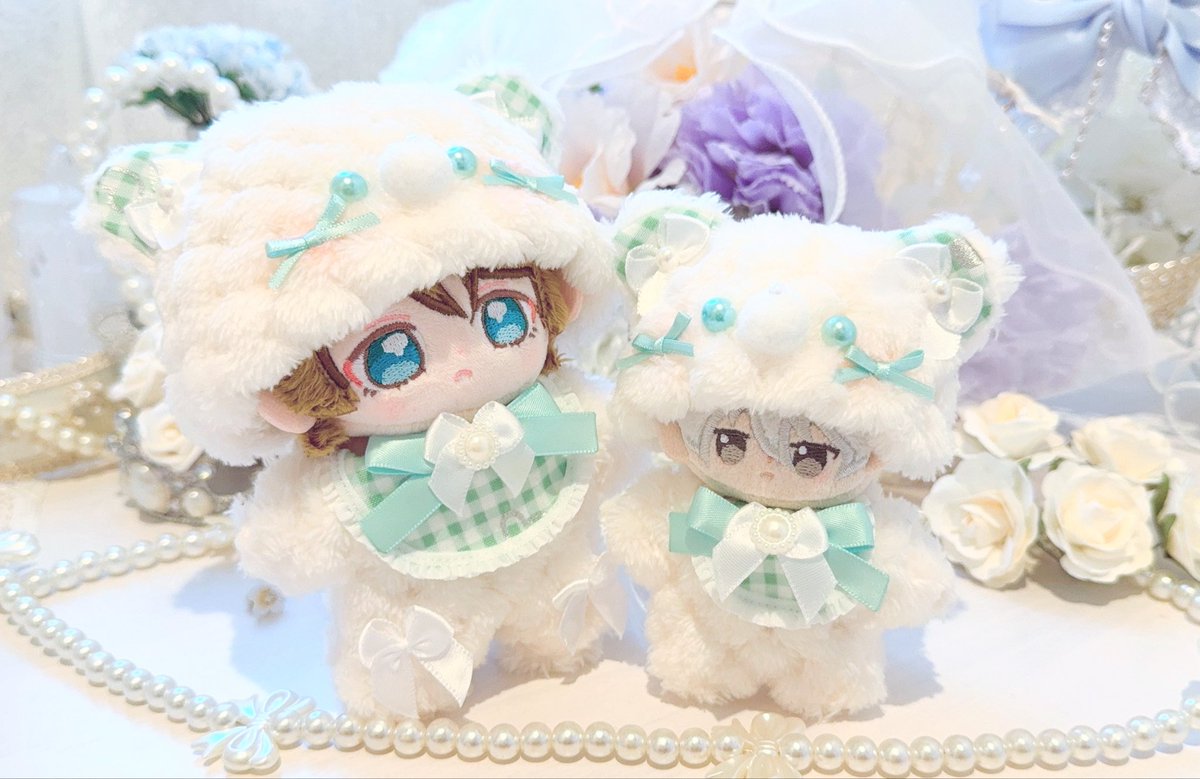 y301v's tweet photo. ✼••┈┈┈┈••✼••┈┈┈┈••✼

2026/05/02 21:00〜
ꕥ size ꕥ  8cm.11cm〜12cmぬいサイズ

ෆ Petit Baby costume ෆ（Melon Bear）

✼••┈┈┈┈••✼••┈┈┈┈••✼
もこもこくまちゃんベビー服です🧸🍼 https://t.co/0rtdHdW5dT