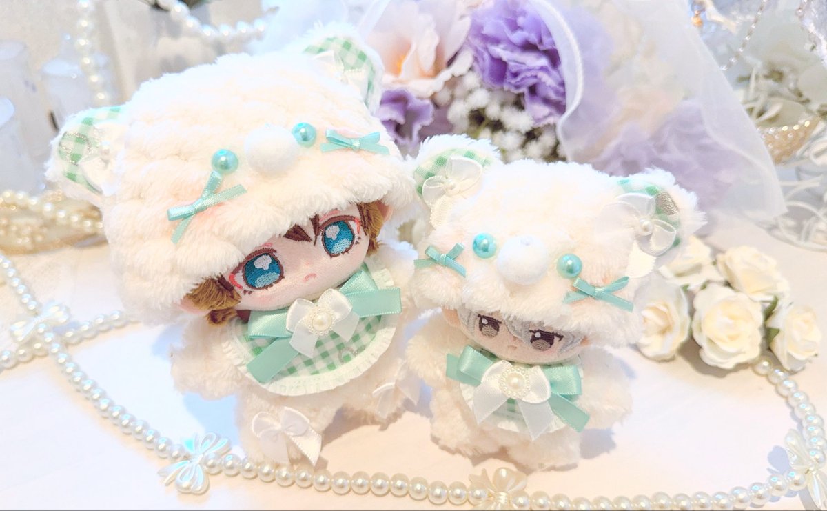 y301v's tweet photo. ✼••┈┈┈┈••✼••┈┈┈┈••✼

2026/05/02 21:00〜
ꕥ size ꕥ  8cm.11cm〜12cmぬいサイズ

ෆ Petit Baby costume ෆ（Melon Bear）

✼••┈┈┈┈••✼••┈┈┈┈••✼
もこもこくまちゃんベビー服です🧸🍼 https://t.co/0rtdHdW5dT