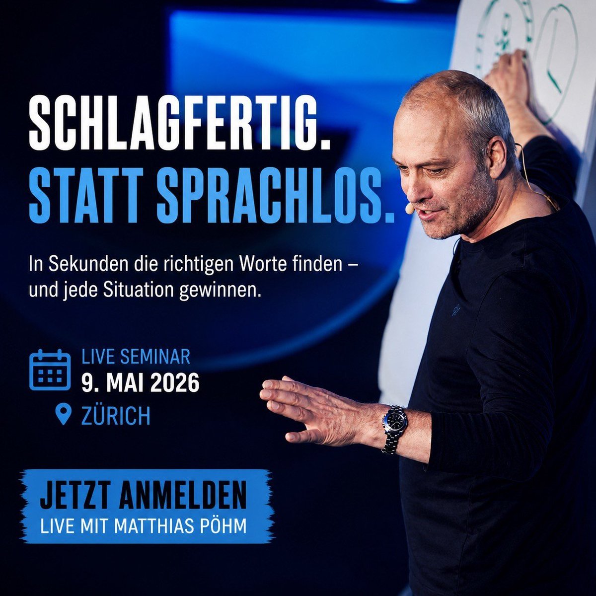 Poehm's tweet photo. Für Unternehmer &amp; Führungskräfte, die es satt haben, sich im Nachhinein stark zu fühlen.
👉 Jetzt Platz sichern: https://t.co/I0i1XGz2Gi https://t.co/XKVdIBl1Kh