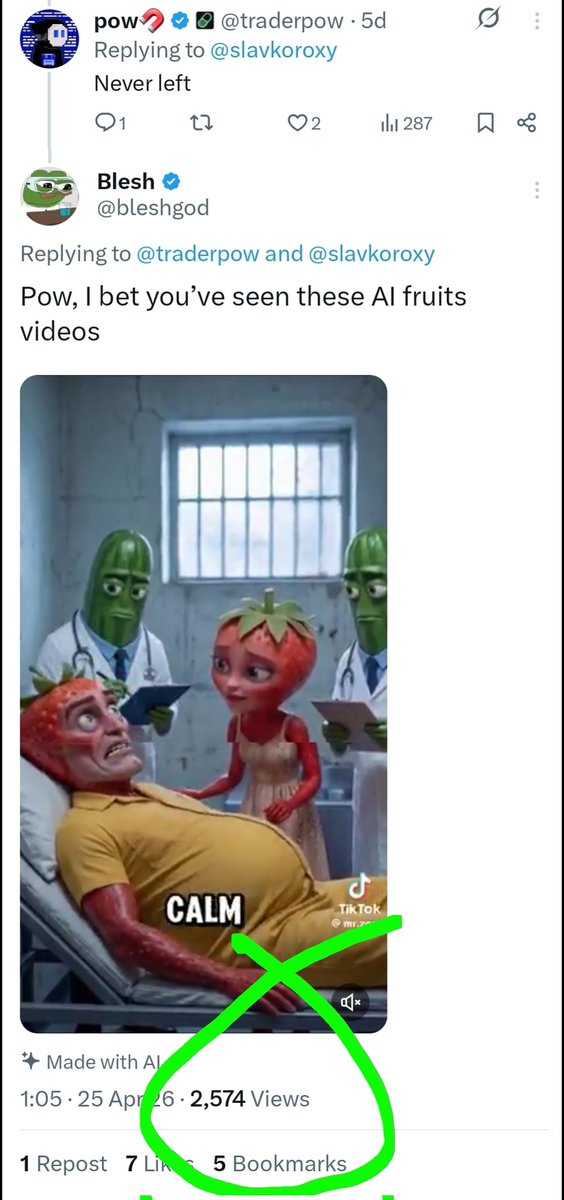 CaptainFr4n's tweet photo. Hey @traderpow conviction king
Not even gonna explain Aifruits, CT already knows.

You RT’d Cobie talking about taking a chance…
Funny how his last post looked very Aifruit coded 😉🍓🍐🍍 

And I seen a shill in your replies getting you ratioed?
Market might be telling you something 👀

Attached receipts  👇