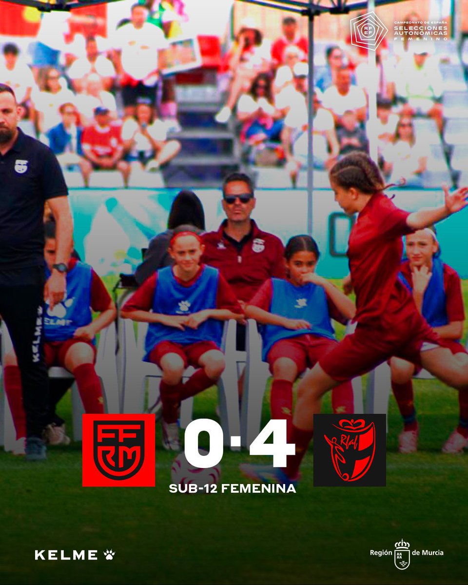 ffrm_se's tweet image. 🏁 40' | 𝗙𝗜𝗡𝗔𝗟 | #FFRM 0-4 #AND

📝 La selección Sub-12 femenina cae ante Andalucía en la última jornada del Nacional.

👏 ¡Orgullosos de cómo habéis competido, chicas 🫂! #VamosFFRM #CESA #SUB12