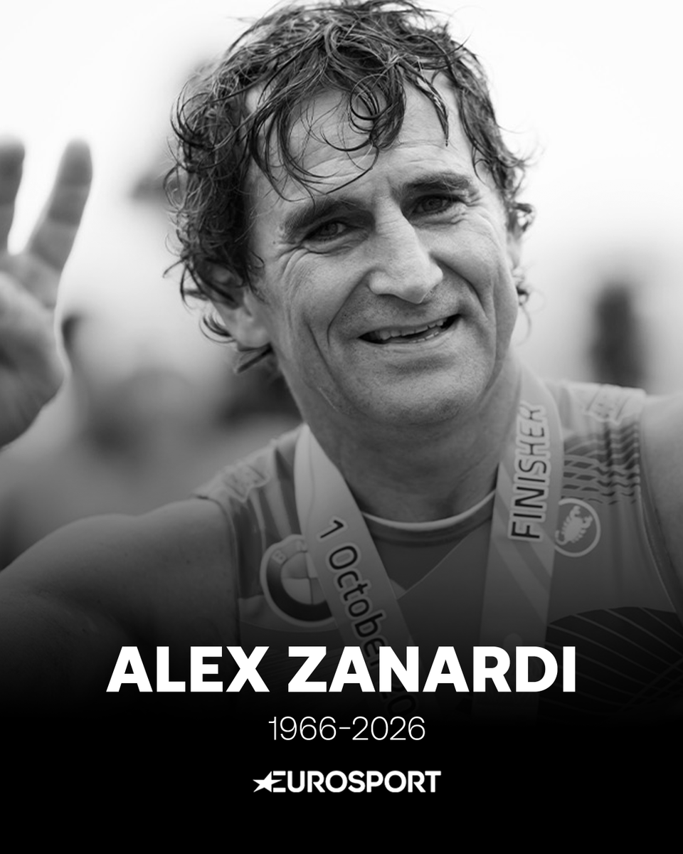 Eurosport_ES's tweet photo. Fallece el mítico Alex Zanardi, expiloto de F1, cuatro veces campeón paralímpico en ciclismo y todo un ejemplo de superación ante una carrera marcada por la tragedia. DEP https://t.co/X6OhpldkSM