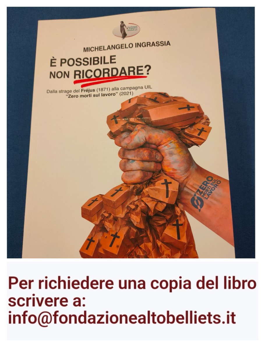 mich_ingrassia's tweet image. Nella #storia della #salute e #sicurezza sul #lavoro c'è un passato che non vuole passare ed è bene parlarne quindi grazie a @RivistaLaFionda,  @striscia_rossa, @MoreSafe_1 che hanno dato spazio al mio libro.
lafionda.org/2026/04/29/il-…
strisciarossa.it/salute-e-sicur…
moresafe.it/2026/04/29/il-…
