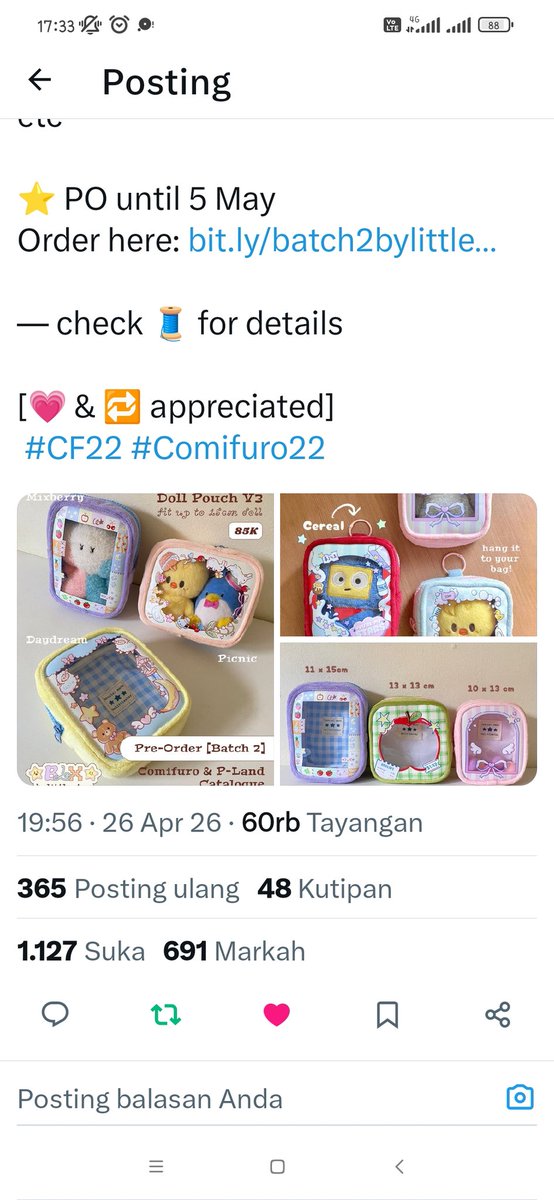 ndarisboss's tweet photo. @bylittlextar Done kakk... terimakasih buat GA nya.. lancar rejekinya yaa..🥰🥰🥰 https://t.co/eCvgtxzSn4