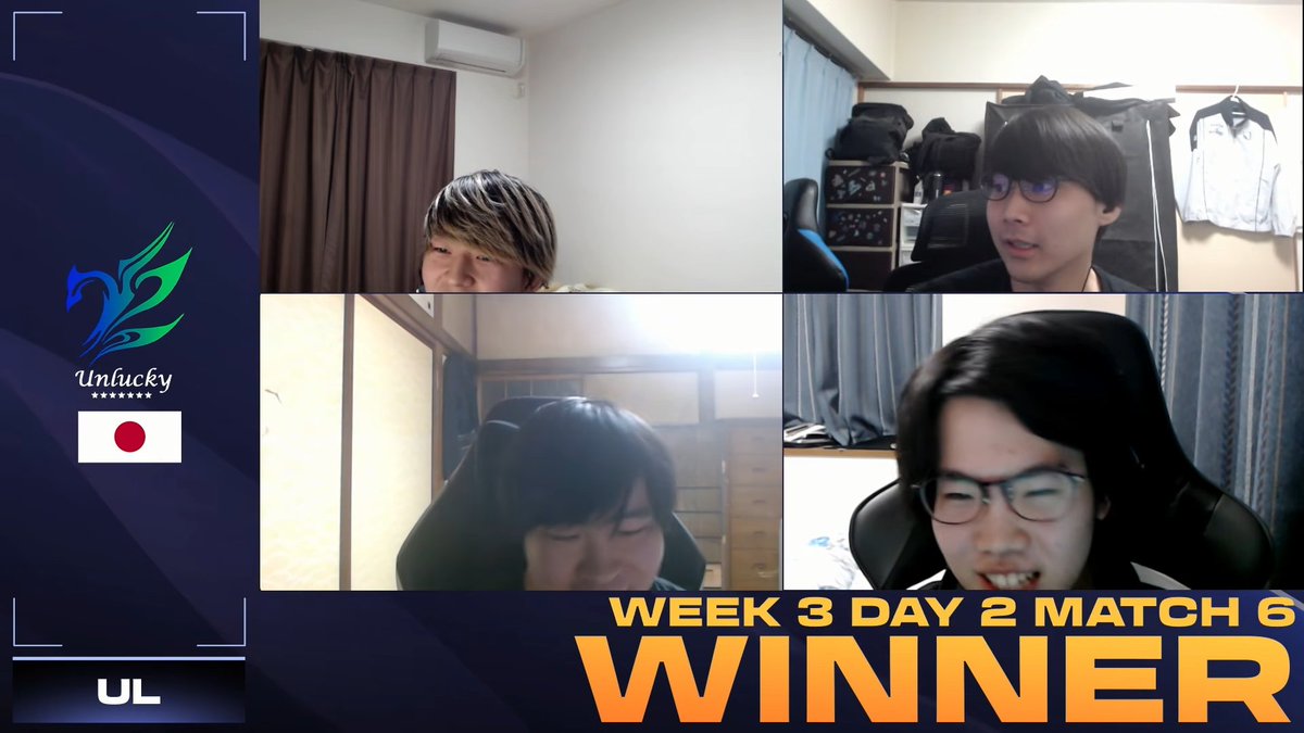 PUBGEsports_JP's tweet image. PUBG Master Series 2026 Phase 1：Week 3 Day 2

🇯🇵UNLUCKY Match 6ドン勝！

配信チャンネル：
🔴youtube.com/@PUBGEsportsAP…
🟣twitch.tv/pubgjapan

#PUBG #PUBGEsports #PMS