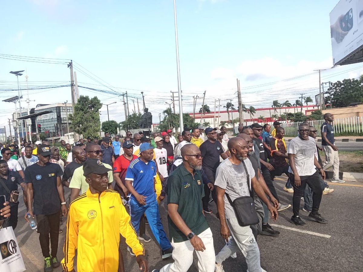 engr_toriola's tweet photo. May Edition of the Public Service walk for fitness powered by the Office of the HOS. https://t.co/QpRLqUXHZk