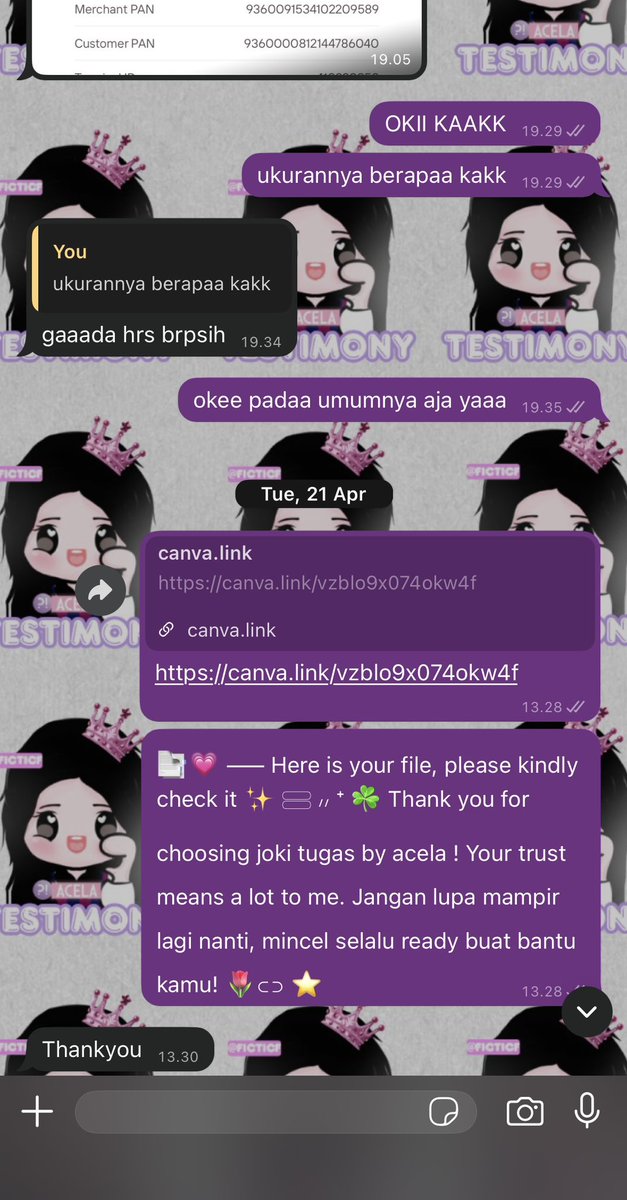 Cela; Joki Tugas 1800+ TESTI tweet media