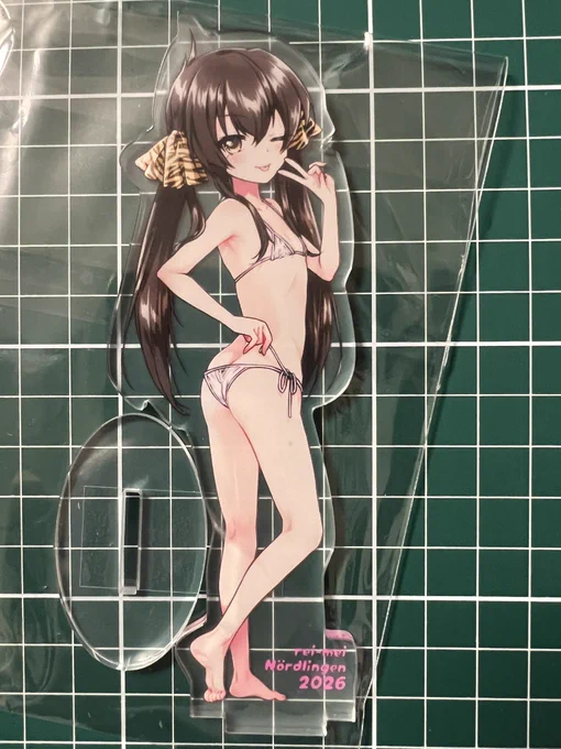 的場さんのアクスタ届いた… 明日のMBFにて頒布致します…!