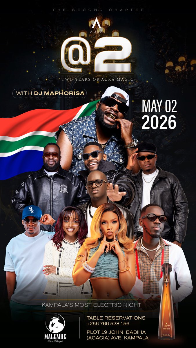 MalembeLife's tweet photo. Aura tonight is the only valid excuse for being unreachable! We’ve handpicked the heavyweights who will keep you exactly where you belong: on the floor and out of your head🪩 Kampala, your bed will be there tomorrow, this energy won't🤷🏾‍♀️ See you under the lights✨🫵🏾 https://t.co/HVxoekx8gN
