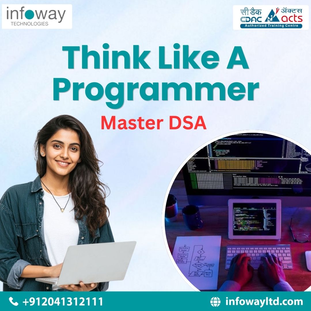 InfowayLtd's tweet photo. Crack coding interviews with strong DSA concepts. https://t.co/gTo8SkEi09