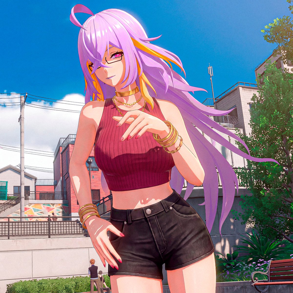 ShadeZK's tweet photo. Fadia: Hmm, you finally show up... I was starting to think you'd forgotten about me, hehe...
#NTE https://t.co/9AtltAOKhR