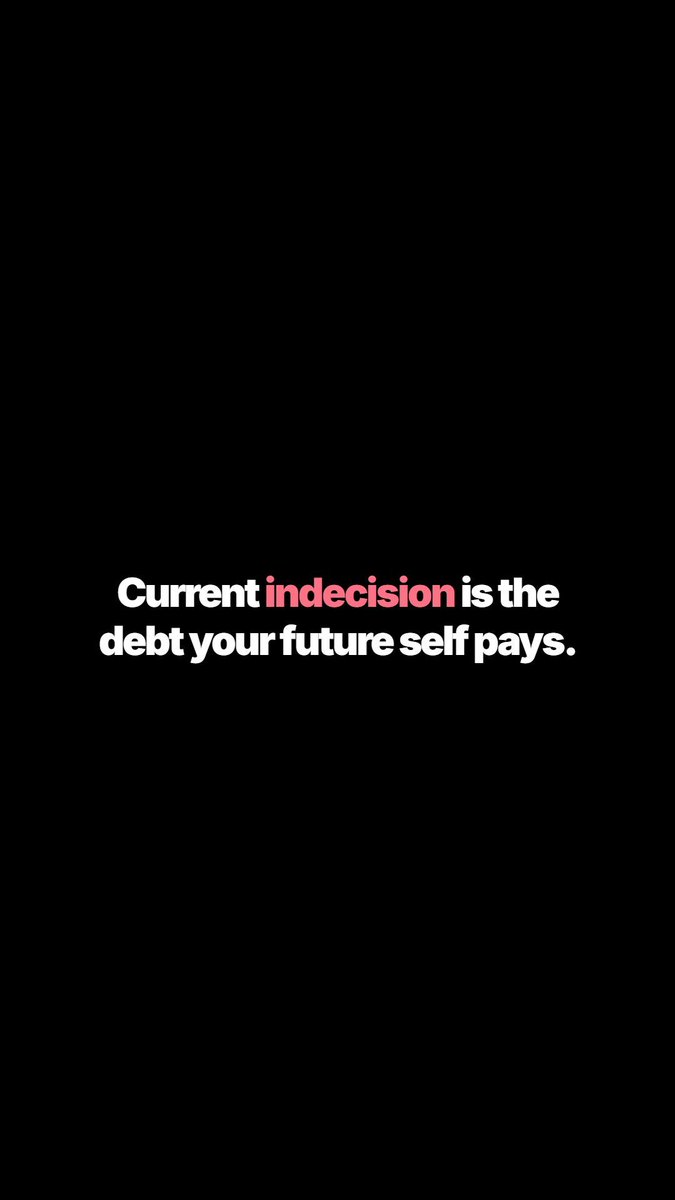 maypatronic's tweet photo. The Cost of Hesitation

You are borrowing peace from your future to pay for today's chaos. Stop trading your freedom for temporary distractions. 

Share this.

#productivity #focus #growth #discipline #entrepreneur https://t.co/lN2pEJKAqE
