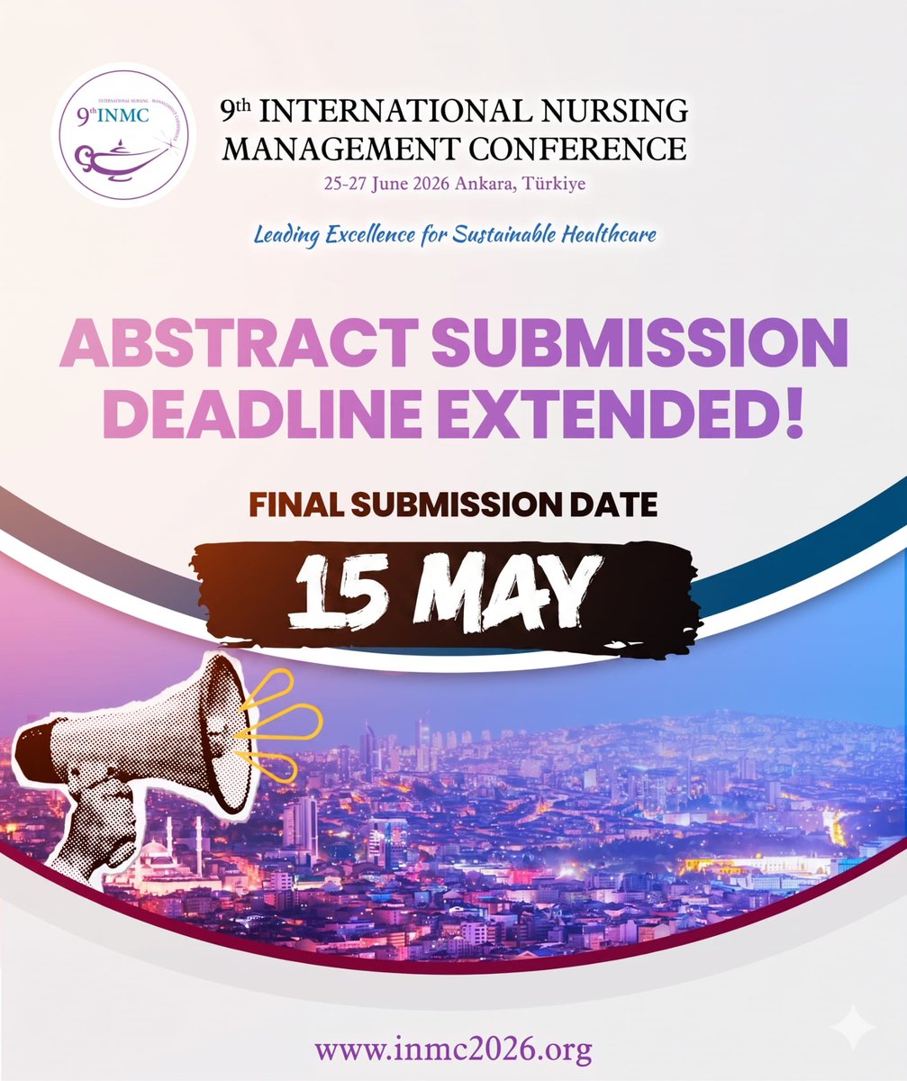 INMConference's tweet photo. The Last Call for Abstract! Don't miss the final opportunity to present at INMC2026 https://t.co/yBcPEGvPRq