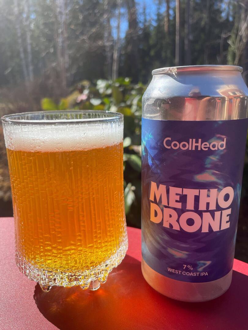 Pullollinen's tweet image. Cracking open a West Coast IPA with the gusto of a Viking on a vitamin — CoolHead Methodrone vibes, 440 ml of citrusy, piney thunder. Dry finish hits like a whisper of medicine and a wink of grapefruit. 7% that somehow fits in a mini apocalypse. #craftbeer #westcoast #ipa @cool…
