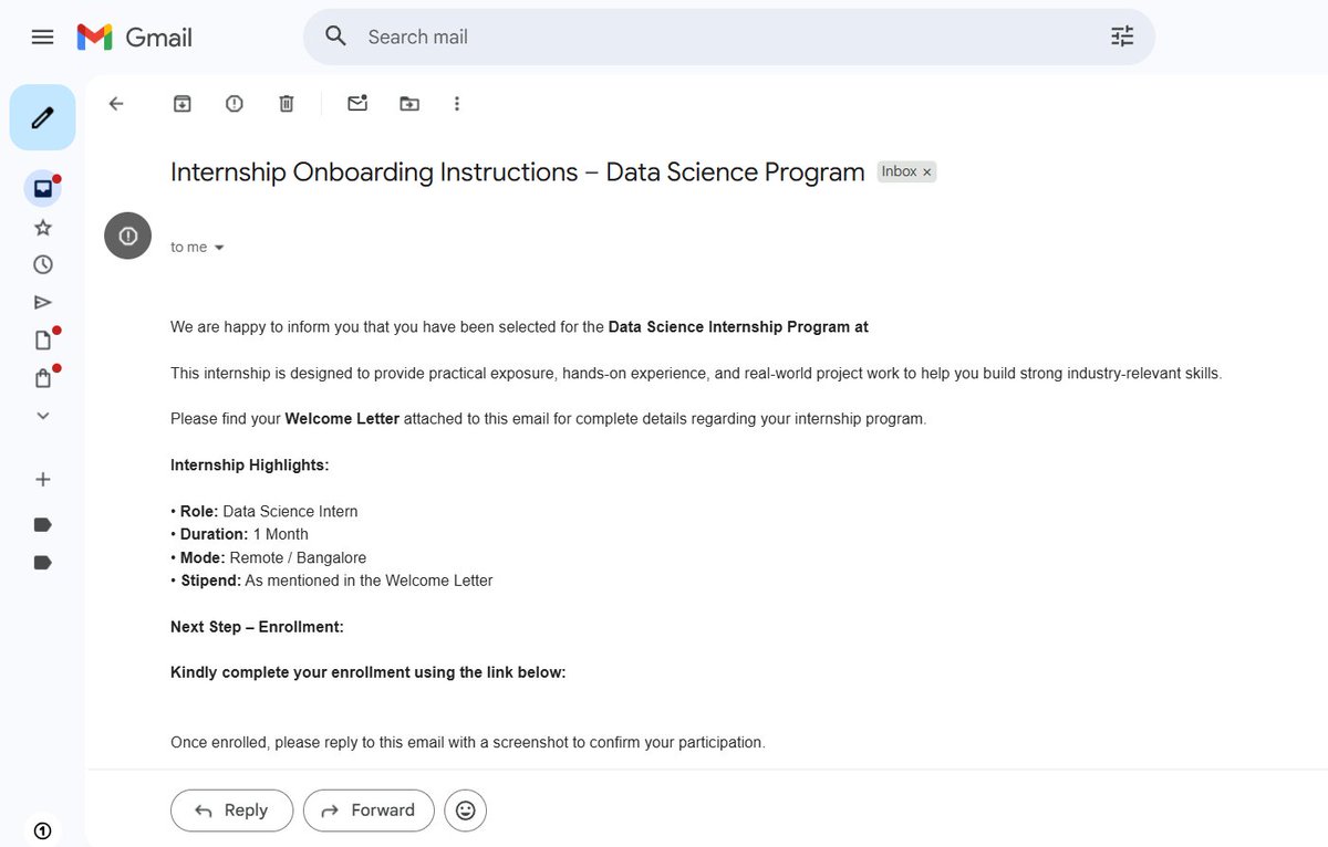 Nanthu250's tweet image. 🚨 Internship Awareness

Got an internship offer… but they asked me to pay ₹1500+ to confirm.

That’s a red flag.

👉 Real companies don’t charge you to work.
Stay alert. Verify before you apply.
#Internship #ScamAlert #Students #Career