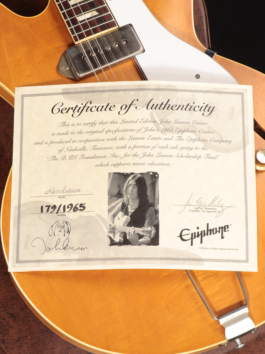 中古新入荷/ Epiphone / Limited Edition John Lennon Revolution