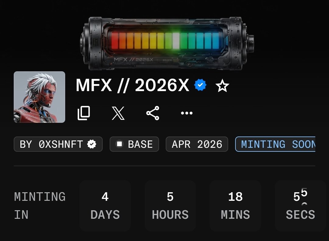 666 Supply 
Base
Opensea 

MFX by <a href="/0xsh_lk/">0xsh</a> 
Drop your wallet in the post below