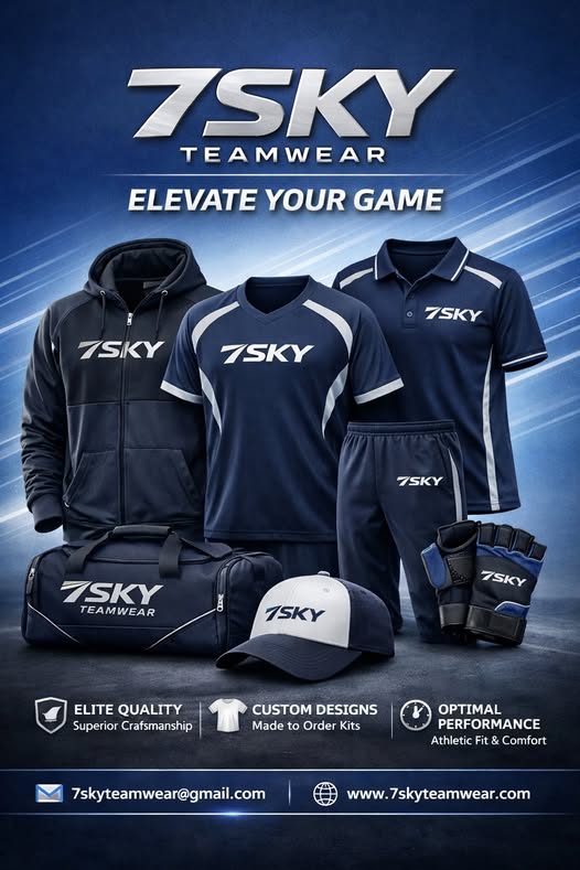 7SKYTEAMWEAR's tweet image. 🔥 7SKY Teamwear Collection — performance fit, bold style, built for teams.
Durable, fully customizable &amp;amp; made to elevate your team identity.

🌐 7skyteamwear.com

#Teamwear #CustomGear #GameReady #TeamSpirit #7SKY