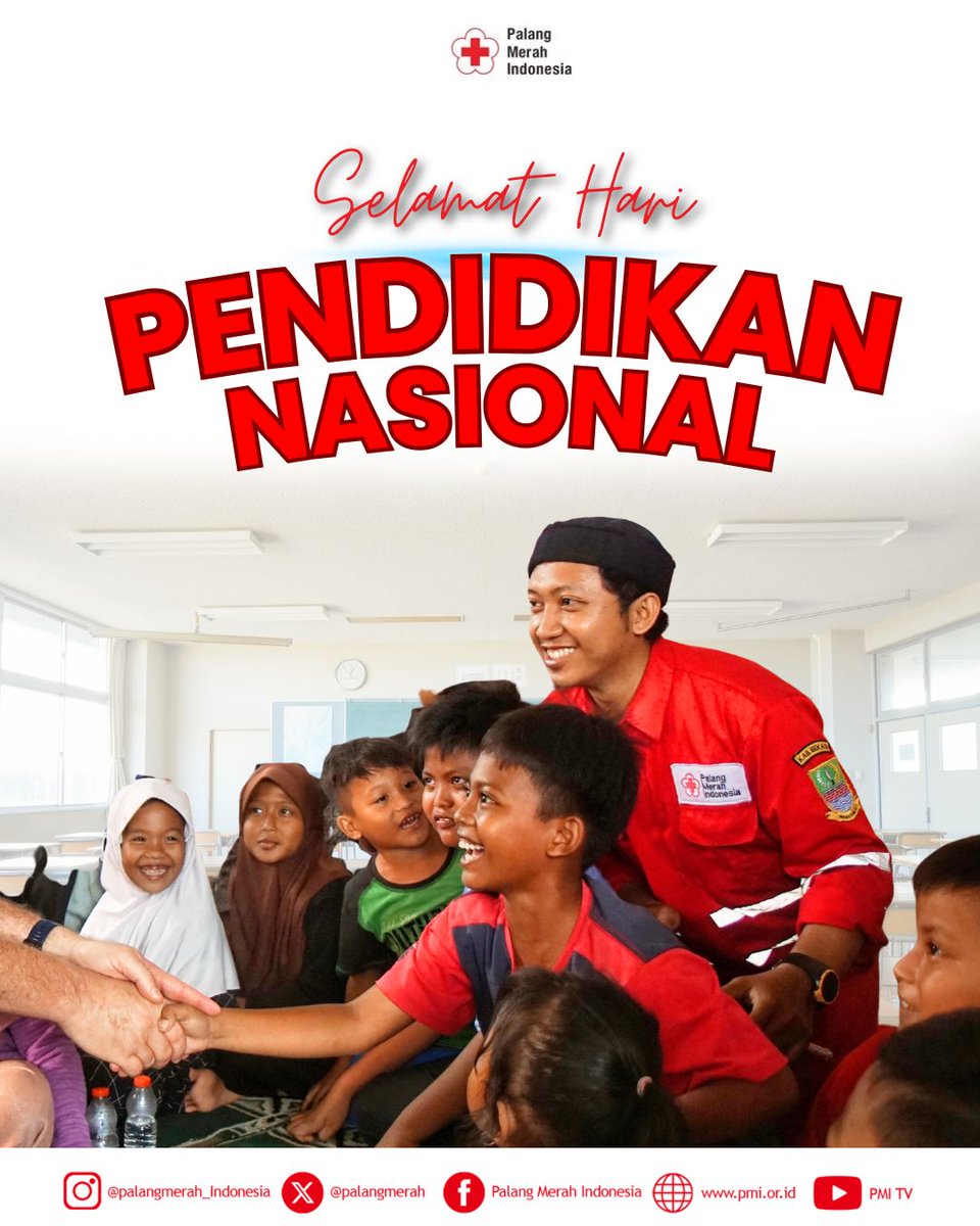 PMILombokTimur's tweet photo. Selamat Hari Pendidikan Nasional 📚

Pendidikan bukan hanya tentang ilmu, tapi tentang bagaimana kita belajar memahami dan peduli pada sesama.

#HariPendidikanNasional #pmilomboktimur https://t.co/gtrnj3VFAZ