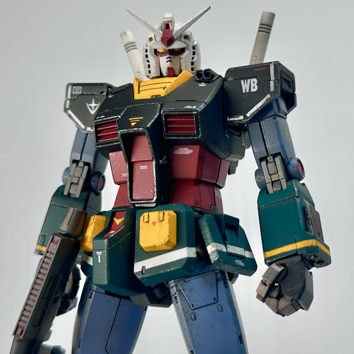 MGリアルタイプカラーガンダム、完成しました！（忘れてた完成ツイート