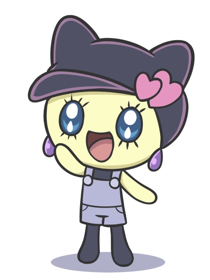karon___T's tweet photo. #一日一絵 111日目
お題箱より、「たまごっち！」のメロディっち。
猫耳キャスケットとサロペット姿がよく似合っていて好みです。 https://t.co/nQfrFU8fxY