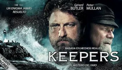FarosLos's tweet image. 1 de mayo de 2019. Se estrena en España «Keepers». Una película británica basada en la desaparición de los fareros de “Flannan Isles lighthouse”. Dirigida por Kristoffer Nyholm e interpretada por Peter Mullan, Gerard Butler y Connor Swindells. #Keepers  #FlannanIslesLighthouse