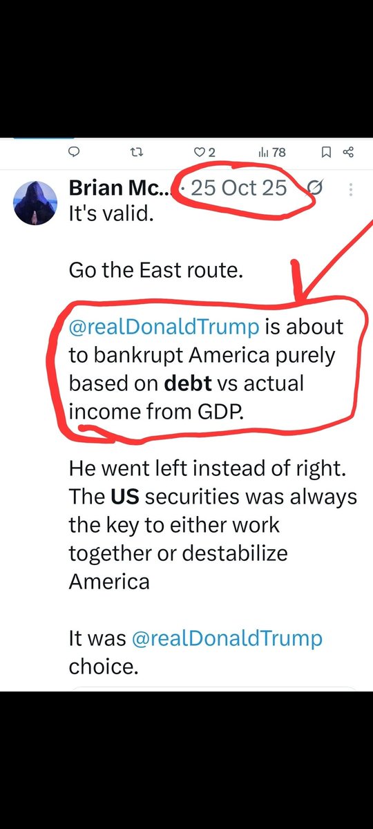 Lets_Play_MEOW's tweet photo. I am now awake. 

It is time for a reality check regarding the US Administration and the threats against Canada and 41,000,000 Canadians

America needed Canadians property to spread their debt and leverage Canadian assets

They used us like a piggy bank to buy time

Tundra https://t.co/y3JR1AKUrv