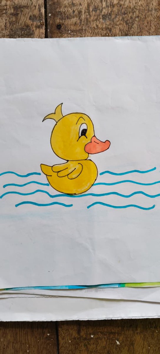Ruchikakumari8's tweet image. Cute Duck Drawing 🐤 | Easy Drawing and Coloring for Kids Step-by-Step Tutorial #drawing #shortsfeed