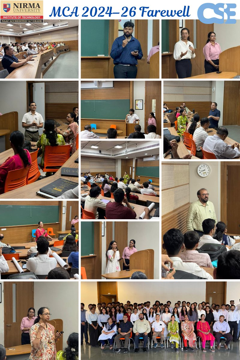 CSE Department, SOT, Nirma University tweet media