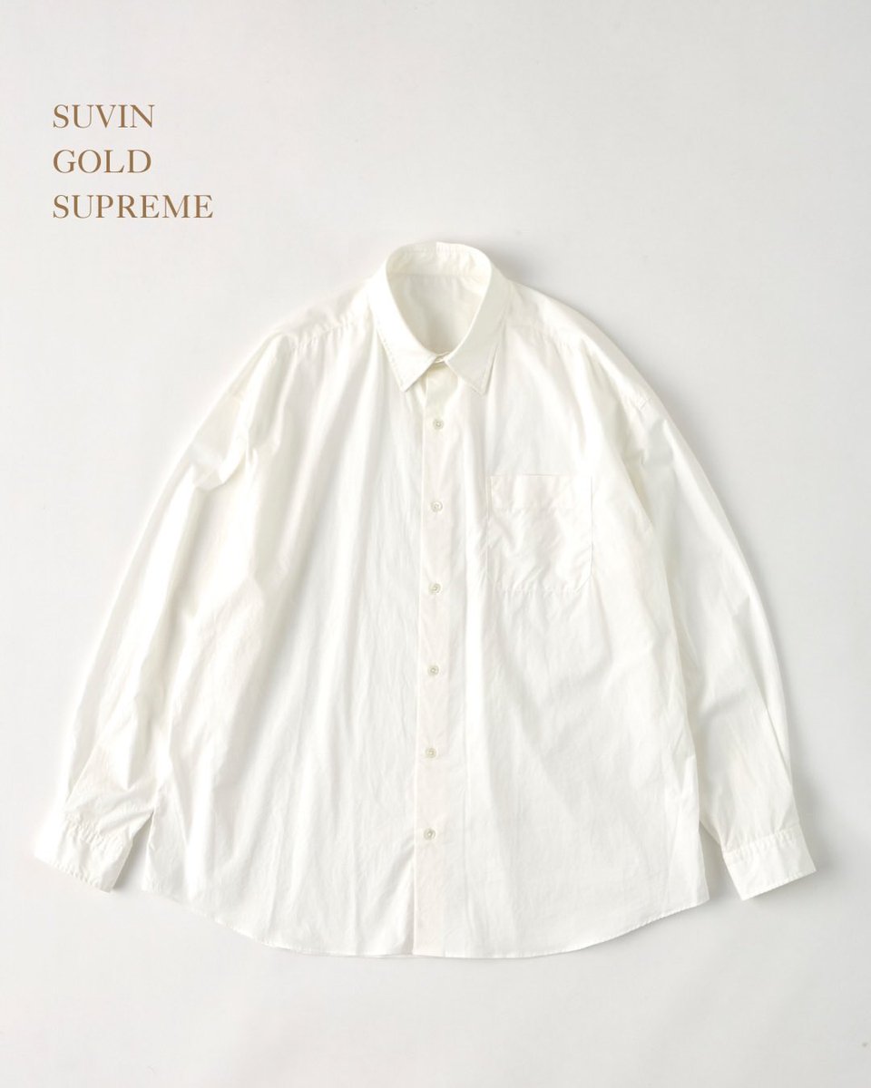 -さん専用✴︎ 明日発売のポータークラシックのシャツ、「SUVIN GOLD SUPREME」という