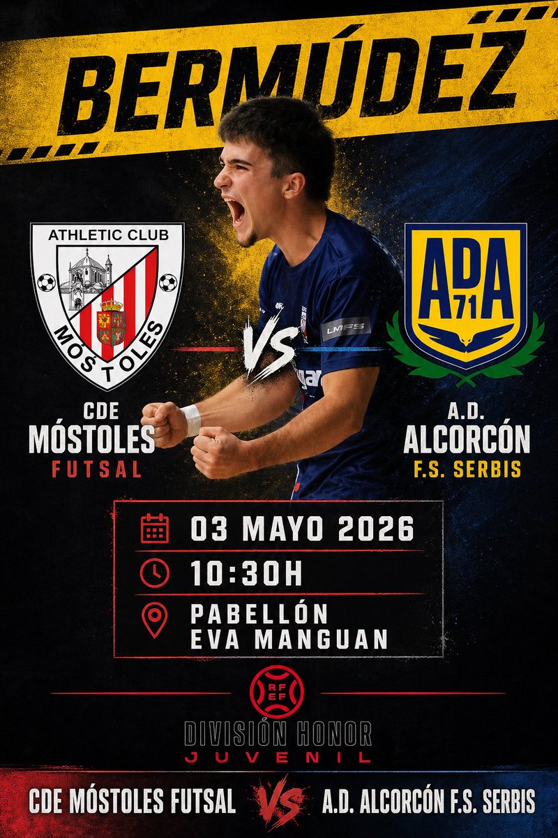 davidbermuf10's tweet photo. ¡¡ Los sueños jamás serán pequeños, si las ganas son grandes !!
@AthMostoles 
@RFFM_FutbolSala 
@FutSalRFEF https://t.co/zSIkxfF2io