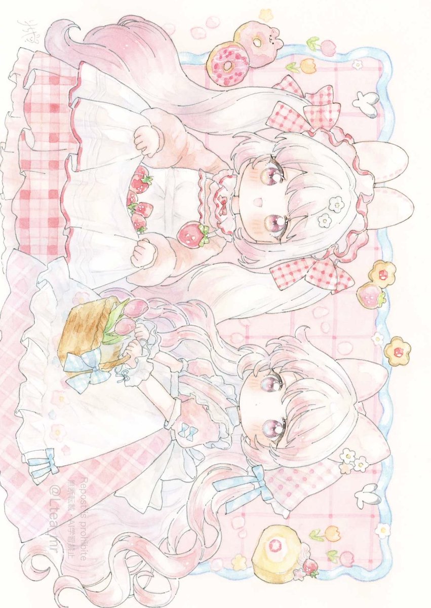梨茶|5/9 おめかし模様展 tweet media