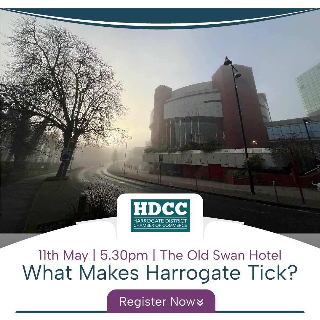 HGchamber's tweet image. How does parking affect high street success? Hear from Steve Brown (NYC), Tony Watson and Jason Maxwell on Monday 11th May at 5.30pm. Vital updates on infrastructure and accessibility. Book your spot: harrogatechamber.co.uk/events
#Harrogate #Infrastructure #Accessibility #HDCC