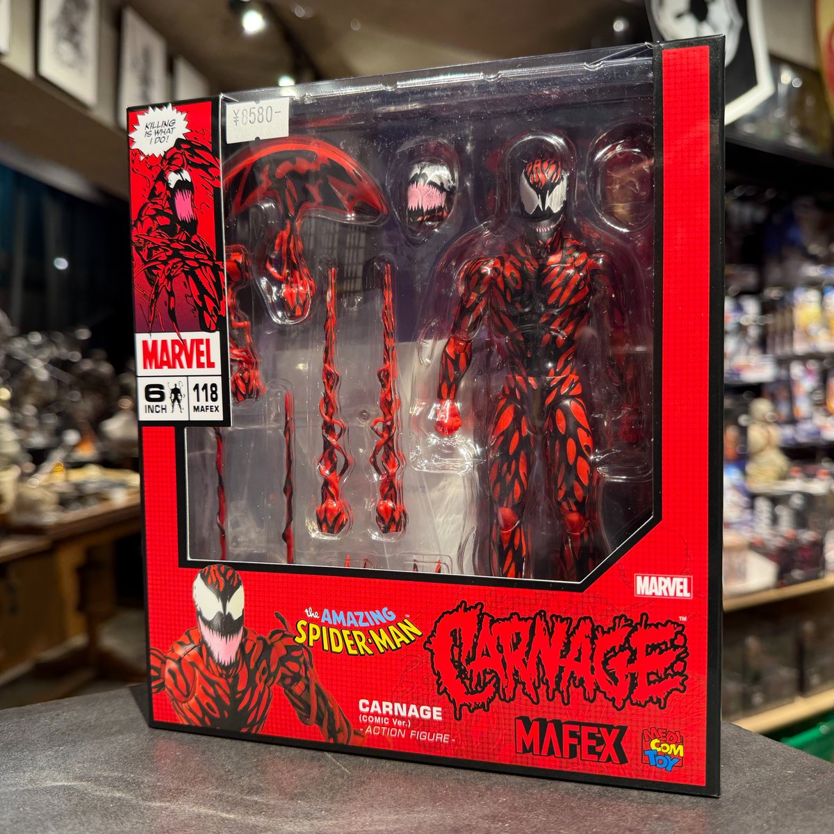 MAFEX カーネイジ スパイダーマンの天敵！極悪ヴィラン「カーネイジ」がアクション