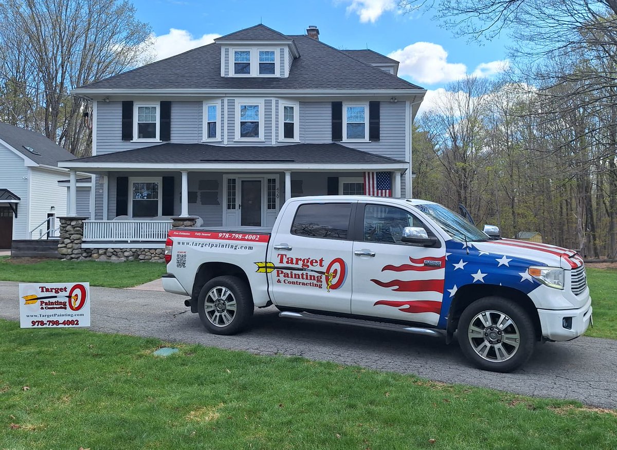 TargetPainting1's tweet image. Creating spaces that feel warm, welcoming, and ready to enjoy this Mother’s Day 🔨! 
#exteriorpainting #carpentry #housewashing #sudbury #concord #Dennis #cape #capecod #targetpainting