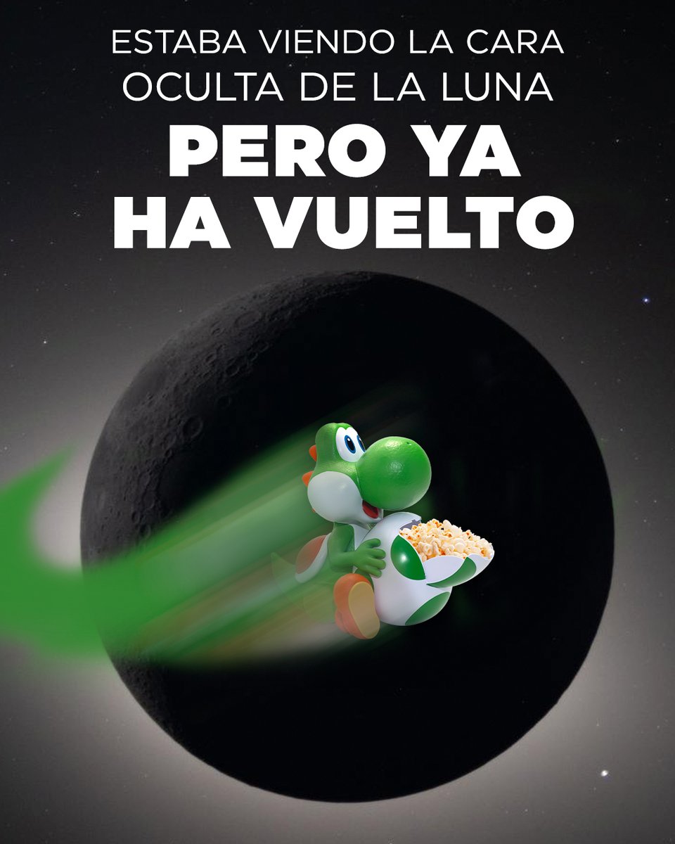 Cinesa's tweet image. Yoshi no había vuelto de la misión Artemis II y estaba viendo la cara oculta de la luna🌘 Pero ya lo tenemos de nuevo en nuestra e-shop: cinesabusiness.es/merchandising.…
📲 ¡Reserva ahora tu #Yoshi o #Luma! 🤩