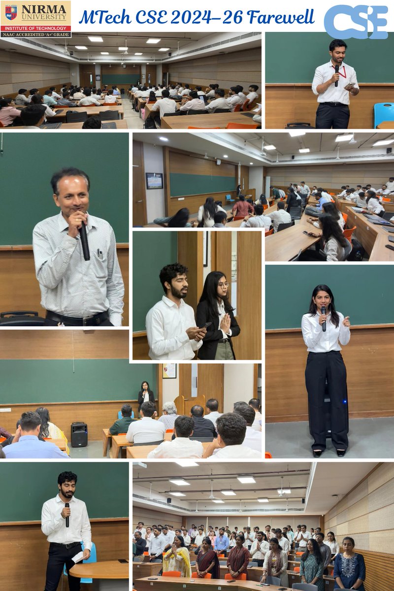 CSE Department, SOT, Nirma University tweet media