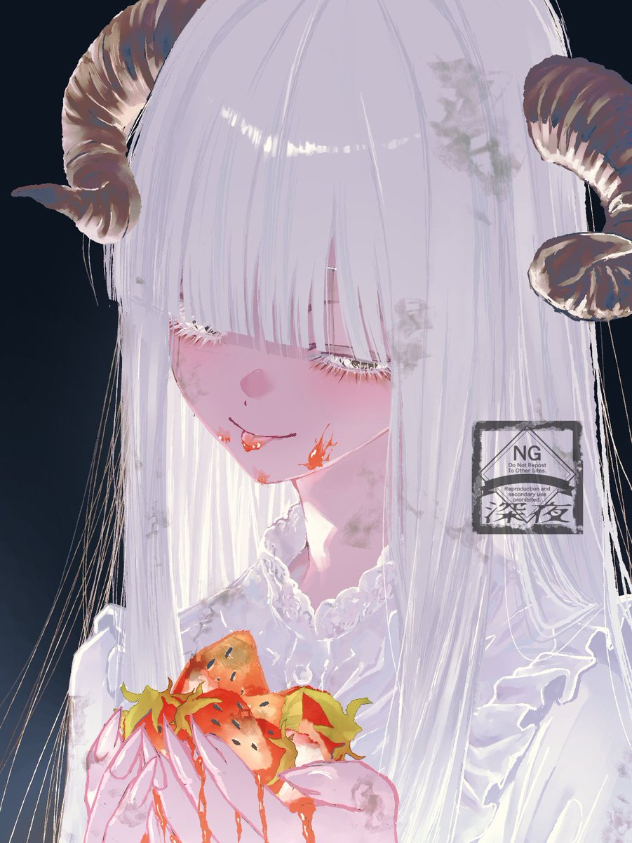 深夜　戻りました🐑 tweet media